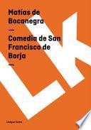 libro Comedia De San Francisco De Borja